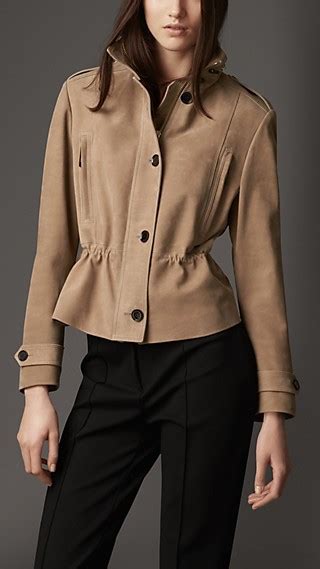 giacca di pelle burberry|Giacche donna .